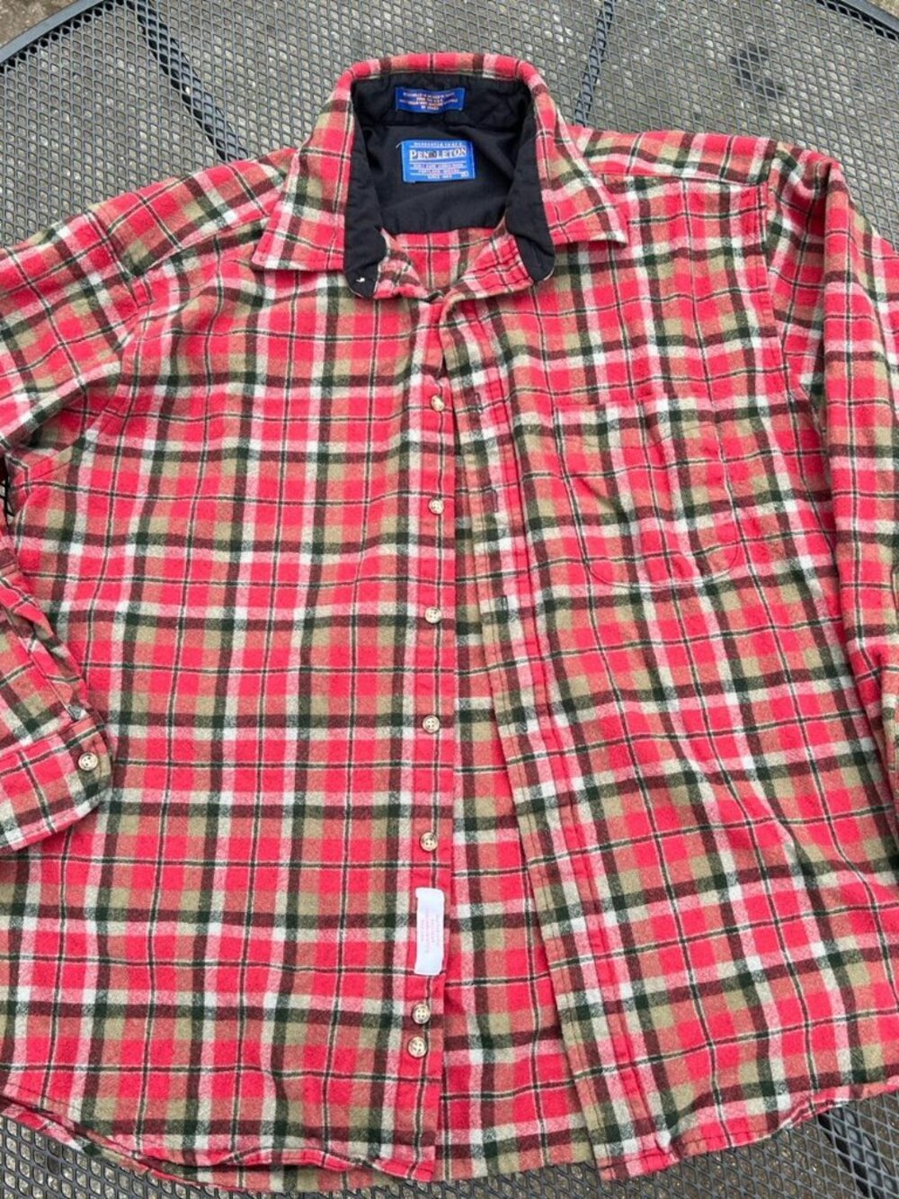 Red Plaid Pendleton Flannel